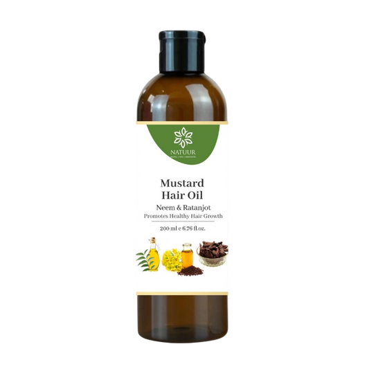Natuur Mustard hair oil - Neem and Ratanjot 200ml
