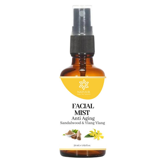 Natuur Facial Mist Sandalwood and Ylang (Anti Aging)-50ml|100ml
