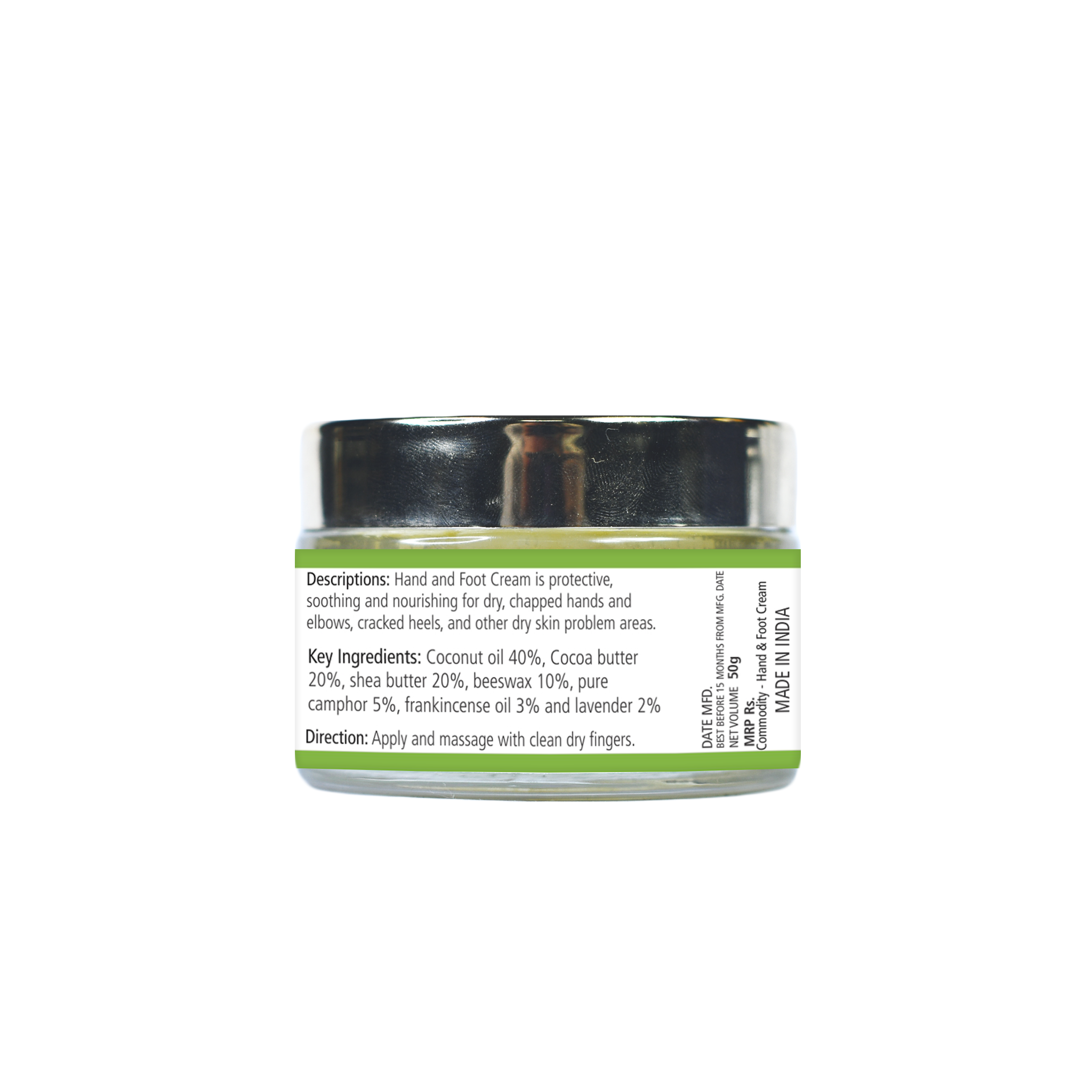 Hand and Foot Cream -Camphor & Lavender - Natuur.in Hand and Foot Cream -Camphor & Lavender - Natuur.in