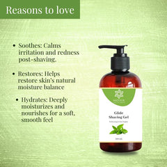 Gentle Shaving Gel Soap - Frankincense & Peppermint Gentle Shaving Gel Soap - Frankincense & Peppermint