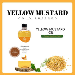 Cold Pressed Yellow Mustard Oil 1 ltr Cold Pressed Yellow Mustard Oil 1 ltr