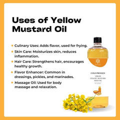 Cold Pressed Yellow Mustard Oil 1 ltr Cold Pressed Yellow Mustard Oil 1 ltr
