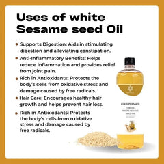 White Sesame seeds Oil 1 ltr White Sesame seeds Oil 1 ltr