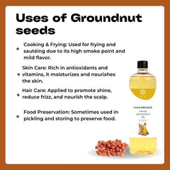 Groundnut Cold Pressed oil - 1 ltr Groundnut Cold Pressed oil - 1 ltr