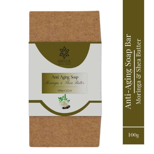 Moringa & Shea Butter Soap Anti Aging 100gm