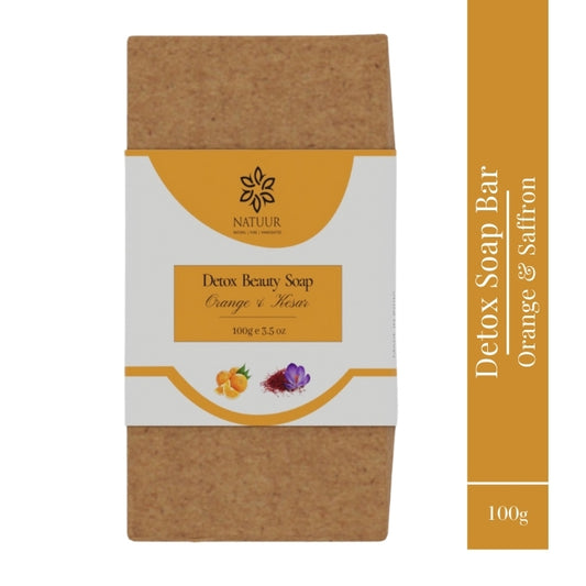 Natuur Orange & Saffron Soap Skin Brightening - 100gms