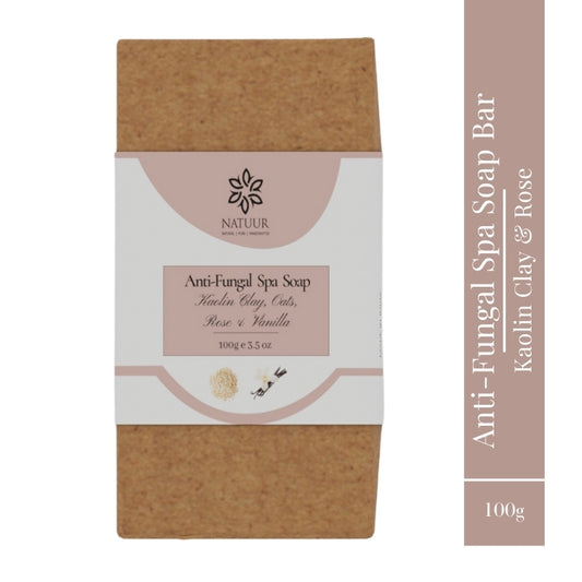 Natuur Kaolin Clay & Rose Soap Sensual Spa - 100gms