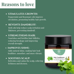 ALOE VERA HAIR CONDITIONER (Peppermint & Rosemary) silky smooth shiny hair ALOE VERA HAIR CONDITIONER (Peppermint & Rosemary) silky smooth shiny hair