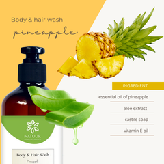 Body & hair wash - Pineapple 300ml Body & hair wash - Pineapple 300ml