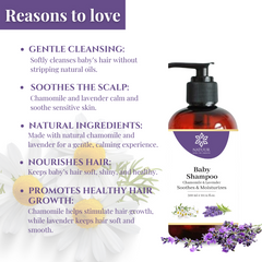 Natuur Baby Shampoo - Chamomile & Lavender 300ml Natuur Baby Shampoo - Chamomile & Lavender 300ml