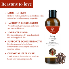Baby Massage Oil - Ratanjot For daytime massage 200-ml Baby Massage Oil - Ratanjot For daytime massage 200-ml