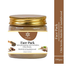 Face Pack - chia seeds, mulethi and sandalwood - skin plumping 100gm Face Pack - chia seeds, mulethi and sandalwood - skin plumping 100gm