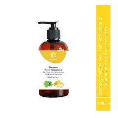Banana Aloe Shampoo - Hair Protection & Smoothening for Frizz Free Hair Banana Aloe Shampoo - Hair Protection & Smoothening for Frizz Free Hair