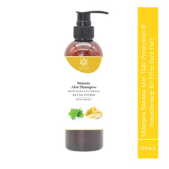 Banana Aloe Shampoo - Hair Protection & Smoothening for Frizz Free Hair Banana Aloe Shampoo - Hair Protection & Smoothening for Frizz Free Hair