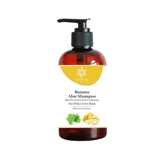 Banana Aloe Shampoo - Hair Protection & Smoothening for Frizz Free Hair