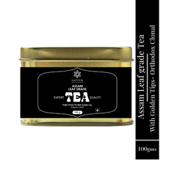 Pure single estate assam tea leaves - orthodox clonal tea with golden tips - leaf grade Pure single estate assam tea leaves - orthodox clonal tea with golden tips - leaf grade