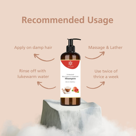 Fermented Rice Water & Grapefruit Shampoo for Volume