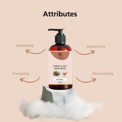 Natuur Coffee & Salt Body Wash - Cellulite, Aging, Cleansing 300ml Natuur Coffee & Salt Body Wash - Cellulite, Aging, Cleansing 300ml