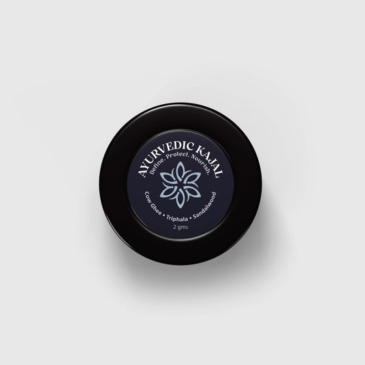 Ayurvedic Kajal | Cow Ghee | Triphala | Sandalwood | Define | Protect | Nourish