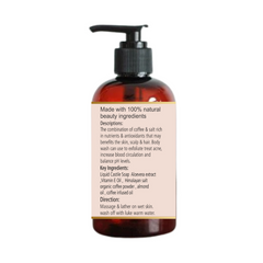 Natuur Coffee & Salt Body Wash - Cellulite, Aging, Cleansing 300ml Natuur Coffee & Salt Body Wash - Cellulite, Aging, Cleansing 300ml