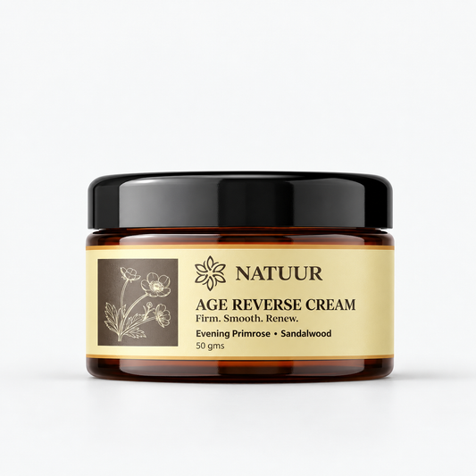 Age Reverse Cream | Evening Primrose | Sandalwood | Firm | Smooth | Renew - 50gms