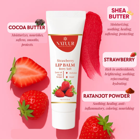 Lip Balm – Strawberry Berry Soft 10gms