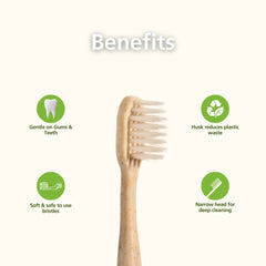 Natuur Daito Tooth Brush - Y HUSK (Made in Japan) Natuur Daito Tooth Brush - Y HUSK (Made in Japan)