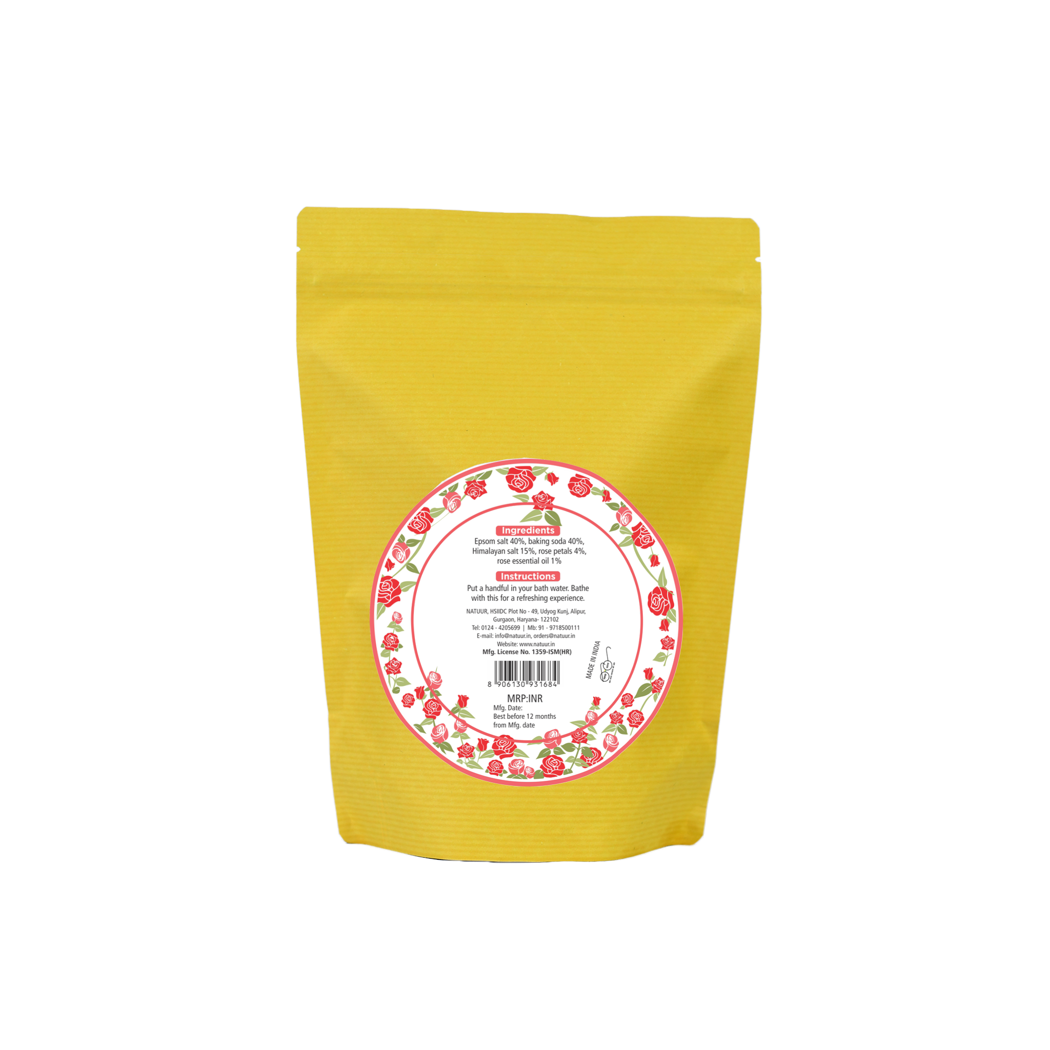 Bath Salt with Epsom Salt & Rose petals -Refreshing , Cleansing , Calming & Energising - Bathing beauty ritual  Bath Salt with Epsom Salt & Rose petals -Refreshing , Cleansing , Calming & Energising - Bathing beauty ritual