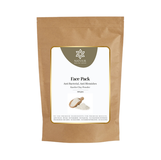Pure Kaolin Clay Powder 100g - Natural Skin Detox & Deep Cleanse