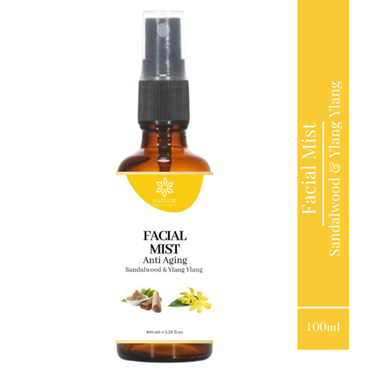 Natuur Facial Mist Sandalwood and Ylang (Anti Aging)-50ml|100ml