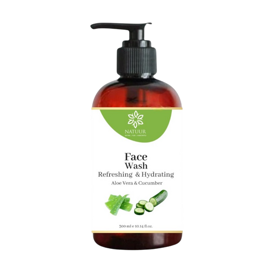 Aloe Vera Cucumber Face Wash - Refreshing & Hydrating for Normal Skin