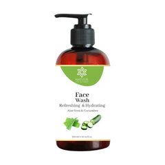 Aloe Vera Cucumber Face Wash - Refreshing & Hydrating for Normal Skin Aloe Vera Cucumber Face Wash - Refreshing & Hydrating for Normal Skin