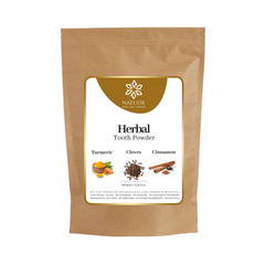 Herbal Toothpowder with Bentonite Clay, Cinnamon, and Clove Herbal Toothpowder with Bentonite Clay, Cinnamon, and Clove
