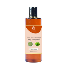 Body Massage Oil Fennel Seeds and Capsicum - Anti Cellulite 200ml Body Massage Oil Fennel Seeds and Capsicum - Anti Cellulite 200ml