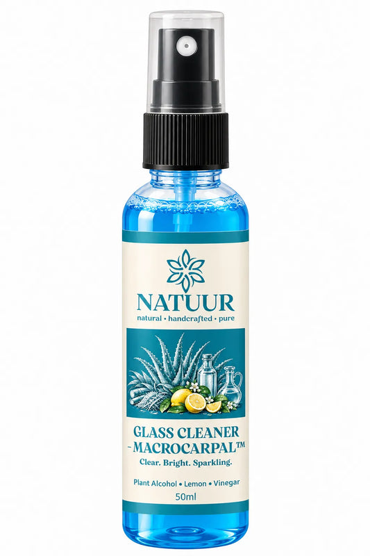 CRYSTAL™ | Glass Cleaner - Macrocarpal™ | Plant Alcohol | Lemon • Vinegar | Clear | Bright | Sparkling