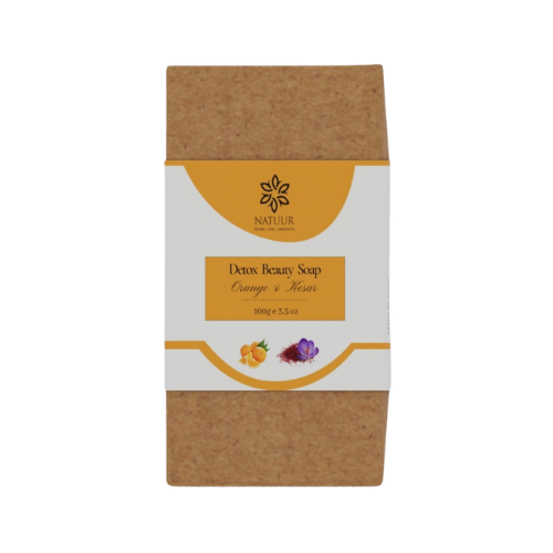 Natuur Orange & Saffron Soap Skin Brightening - 100gms