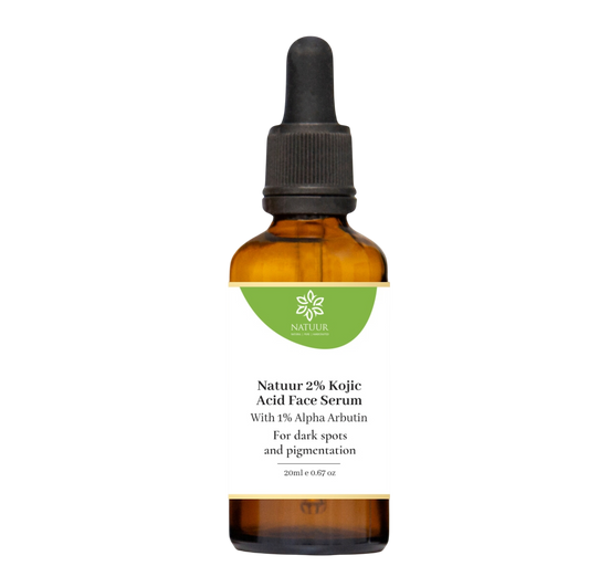 Natuur 2% Kojic Acid Face Serum with 1% Alpha Arbutin 20ml