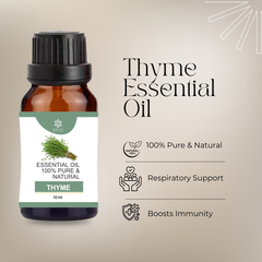 Natuur Thyme Essential Oil 10 ml Therapeutic Grade Natuur Thyme Essential Oil 10 ml Therapeutic Grade