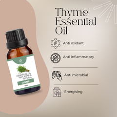 Natuur Thyme Essential Oil 10 ml Therapeutic Grade Natuur Thyme Essential Oil 10 ml Therapeutic Grade