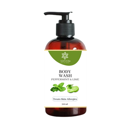 Natuur Aloe Body Wash Peppermint and Lime 300 ml