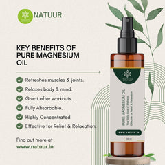 Pure Magnesium Oil 200 ml (Pack of 4) Pure Magnesium Oil 200 ml (Pack of 4)