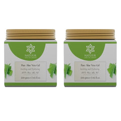 NATUUR - Pure aloevera gel - 200gmsX2 | Skin Vitaliser | Suitable For Sensitive Skin Types | Remove Dark Circles and Eye Puffiness | Promotes Healthy, Glowing Skin, Cleanses Pores NATUUR - Pure aloevera gel - 200gmsX2 | Skin Vitaliser | Suitable For Sensitive Skin Types | Remove Dark Circles and Eye Puffiness | Promotes Healthy, Glowing Skin, Cleanses Pores