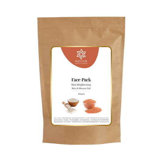 Face Pack Rice & Masoor Dal - Skin Brightening 100 gms