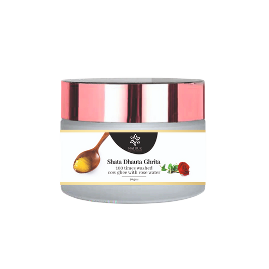 Shata Dhauta Ghrita Rose: Deep Nourishment & Glowing Skin Night Cream
