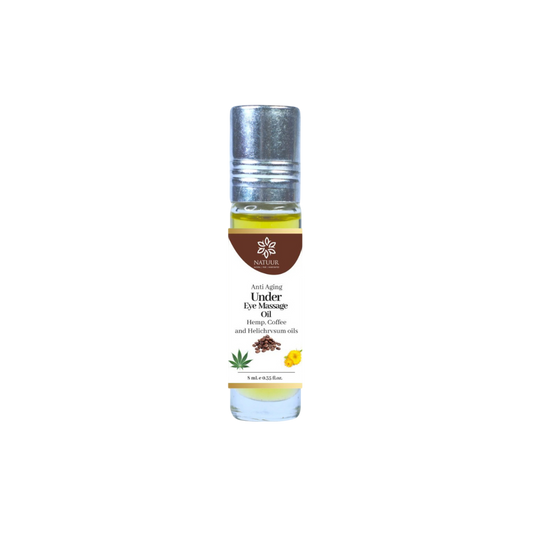 Natuur Under Eye Massage Oil - Anti-Aging with Hemp & Coffee, 8ml