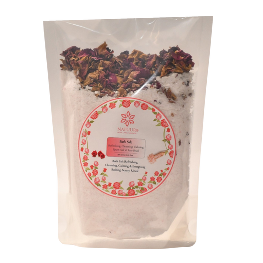 Natuur Rose Geranium Bath Salt 500 gms
