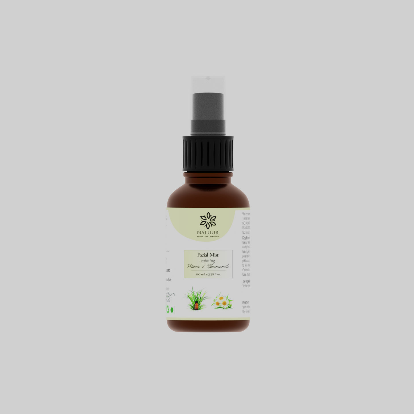 Facial Mist Vetiver and Chamomile - Natuur.in