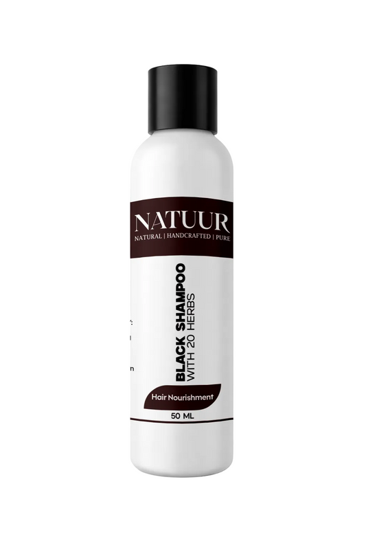 Natuur black shampoo -with 20+ herbs