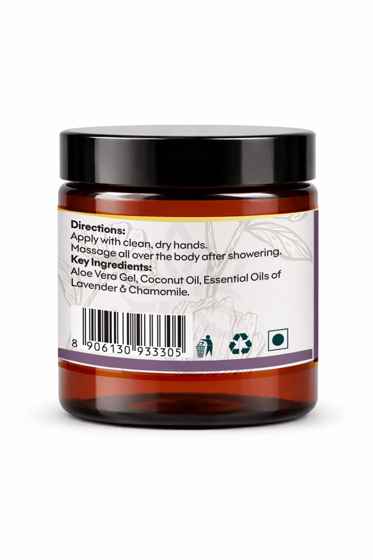 Moisturiser Lavender Chamomile - Soothing, Calming, relaxing 100gm