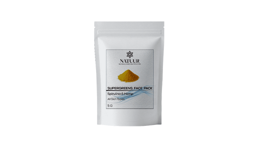 Anti aging supergreens face pack